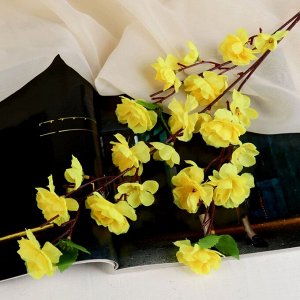 Цветы искусственные "Нежная сакура" жёлтая