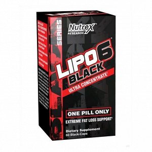 Жиросжигатель NUTREX Lipo-6 Black Ultra Concentrate - 60 капс.