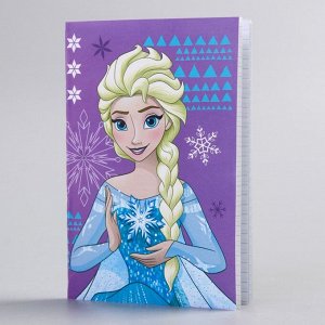 Disney Блокнот А6, 32 листа на скрепке &quot;Эльза. Холодное сердце&quot;