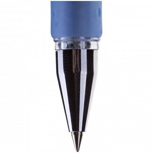 Ручка шариковая STABILO Keris 538, 0,5 мм, утончённый корпус, резиновый упор, стержень синий