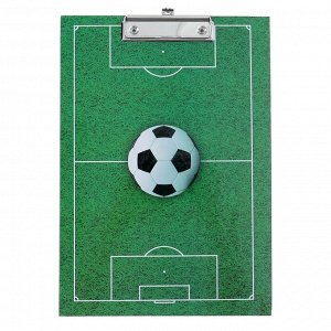 Планшет с зажимом А4, ламинированный картон Канцбург «Футбол»
