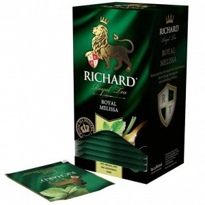 Чай RICHARD ROYAL MELISSA 1.5*25пак (1/12) Зеленый