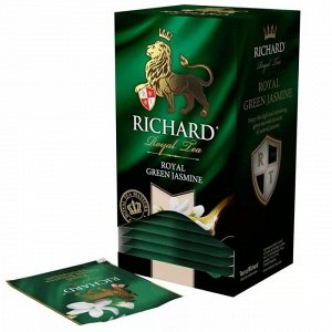 Чай RICHARD ROYAL GREEN JASMINE 12*25пак (1/12) Зеленый