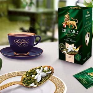 Чай RICHARD ROYAL GREEN JASMINE 12*25пак (1/12) Зеленый