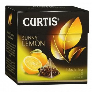 Curtis черный Curtis Sunny Lemon в пирамидках, 1.7*20пак