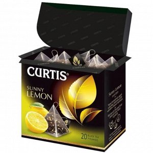 Curtis черный Curtis Sunny Lemon в пирамидках, 1.7*20пак