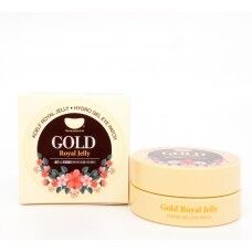 1 835₽ Koelf Gold Royal Jelly Hydro Gel Eye Patch - Гидрогелевые патчи для глаз с частичками золота и экстрактом мёда 60шт