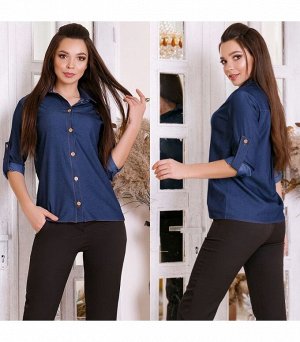 Рубашка Ткань: джинс (замеры: 48-50)  Длина: 70 см Производитель: Украина
