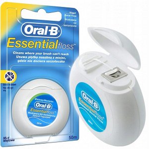 ORAL_B Зубная нить Essential floss мятная 50м