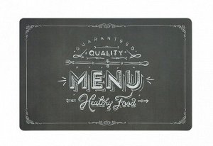 Салфетка сервировочная "Menu" 28,5х43,5см, цв.серый PPCO-27183C ВЭД