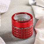 Банка для сыпучих продуктов «Рэд», 100 мл, 6,5х6,5х6 см