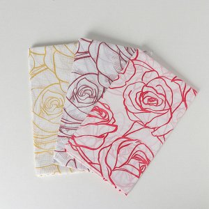 Скатерть «Розы», 140-180 см, цвет МИКС