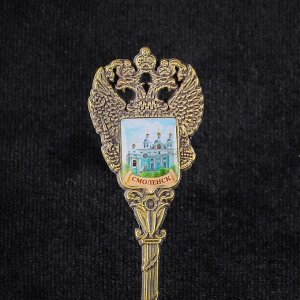 Ложка в форме герба «Смоленск. Успенский собор»