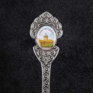 Ложка в форме кокошника «Санкт-Петербург. Казанский собор»