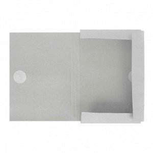 Папка для бумаг с завязками Calligrata, картон немелованный, 370 г/м2, белая, до 200 л
