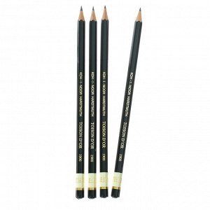 Набор чернографитных карандашей 4 штуки Koh-I-Noor, профессиональных 1900 2Н (2474700)