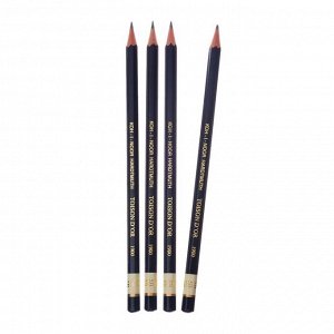 Набор чернографитных карандашей 4 штуки Koh-I-Noor, профессиональных 1900 5В (2474705)