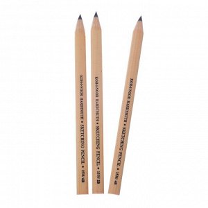 Набор 3 штуки карандаш чернографитный Koh-I-Noor 1538, 6B, 4B, 2B Jumbo (1295207, 1295209, 4157780)