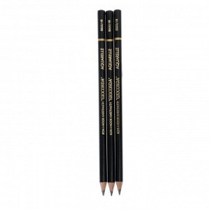 Набор карандашей графитовых акварельных 3 штуки, Koh-I-Noor GIOCONDA 8800 4В (786615)
