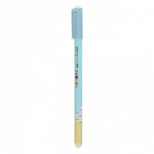 Ручка гелевая 0.5 мм, синяя, ПИШИ-СТИРАЙ, корпус прорезиненный, МИКС