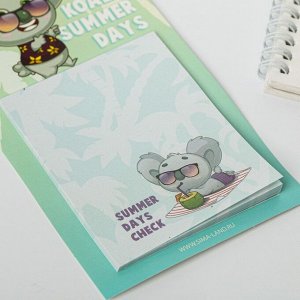 Art Fox Блок бумаги для записи на магните Koala summer days, 30 листов