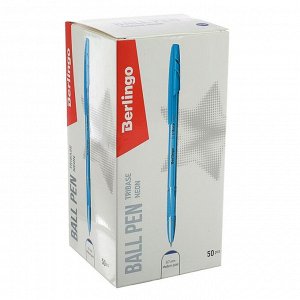 Ручка шариковая Berlingo Tribase Neon 0.7, синяя, корпус микс 265896 4558676