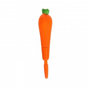 Ручка гелевая-прикол Морковь СКВИШ мялка