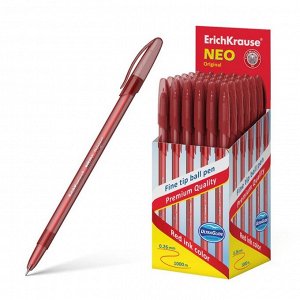 Ручка шариковая Erich Krause Neo Original чернила красные 46517