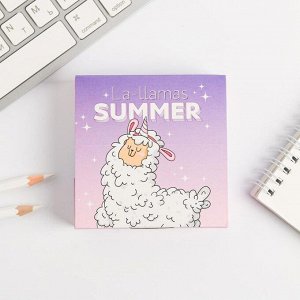 Art Fox Бумажный блок в картонном футляре Lla-Lamas Summer, 250 листов