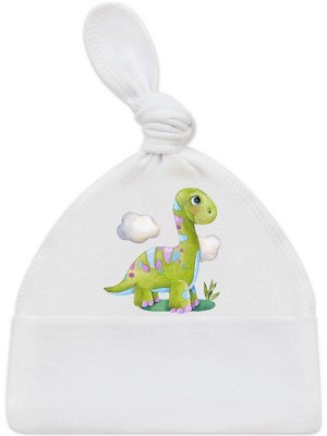 Пеленка-кокон "Динозаврик" с шапочкой