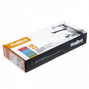Смеситель для кухни Haiba HB4113-8, однорычажный, на гайке, серый