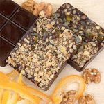 Шоколад горький &quot;Апельсин и грецкий орех&quot;