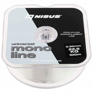 Леска NISUS MONOLINE Universal 0,50 мм/100 м