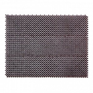 Покрытие ковровое щетинистое без основы «Травка», 40?53 см, цвет коричневый