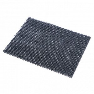 Покрытие ковровое щетинистое без основы «Травка», 40?53 см, цвет серый