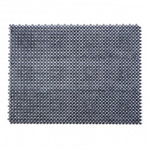Покрытие ковровое щетинистое без основы «Травка», 40x53 см, цвет серый