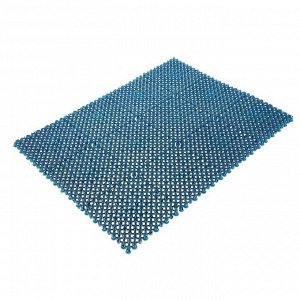 Покрытие ковровое щетинистое без основы «Травка», 40?53 см, цвет синий