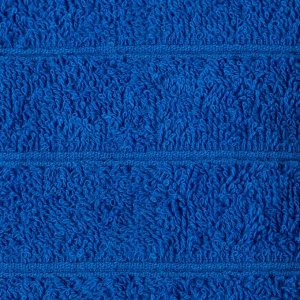 Полотенце махровое 70х140 см, синий, хл 100%, 400г/м2