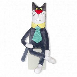 Антистрессовая игрушка "Кот Джентельмен" 3 серый