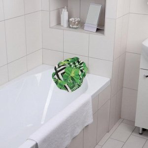 Подушка для ванны с присосками «Релакс», 33?33 см, цвет МИКС