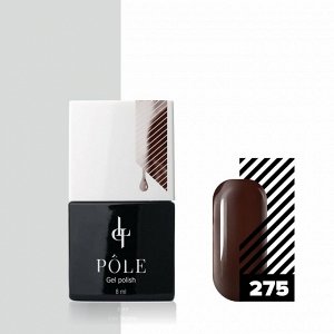 Цветной гель-лак "POLE" №275 - горький шоколад (8 мл.)