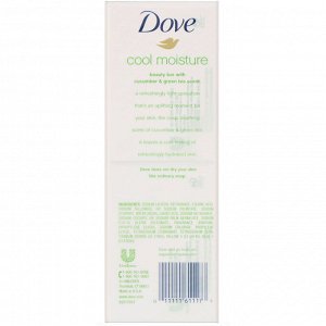 Dove, Косметическое мыло Go Fresh, Cool Moisture, аромат «Огурец и зеленый чай», 6 шт. по 113 г