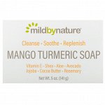 Mild By Nature, Мыло с манго и куркумой, 141 г (5 унций)