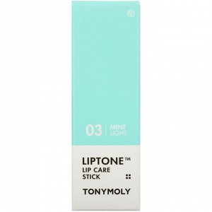 Tony Moly, Liptone, Lip Care Stick, 03 Mint Light, 0.11 oz (3.3 g)