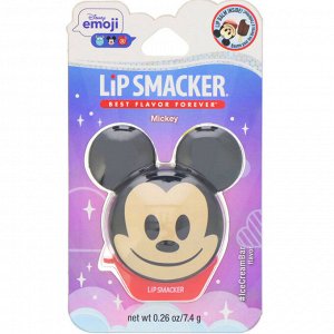 Lip Smacker, Disney Emoji, Mickey, бальзам для губ со вкусом мороженого, 7,4 г (0,26 унции)