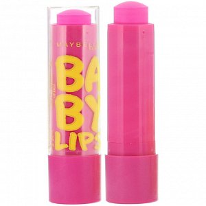 Maybelline, Увлажняющий бальзам для губ Baby Lips, оттенок 25 «Розовый пунш», 4,4 г