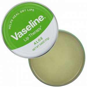 Vaseline, Lip Therapy, Aloe, 0.6 oz (17 g)