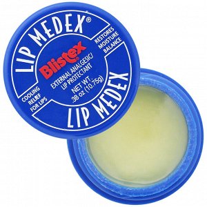 Blistex, Lip Medex, наружное обезболивающее средство для защиты губ, 10,75 г (0,38 унции)