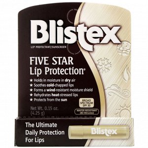 Blistex, Защита для губ  - Пять звезд - , SPF 30, 0,15 унции (4,25 г)