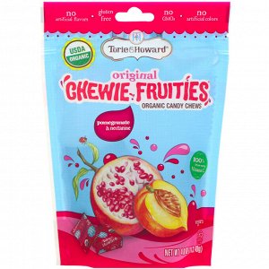 Torie & Howard, Organic Candy Chews, Original Chewie Fruities, Pomegranate & Nectarine, 4 oz (113.40 g)